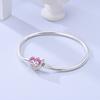 925 Silver Bracelets 17-20CM Original Heart Shape Series Bracelet Fit DIY Charms Beads Fashion Women Jewelry