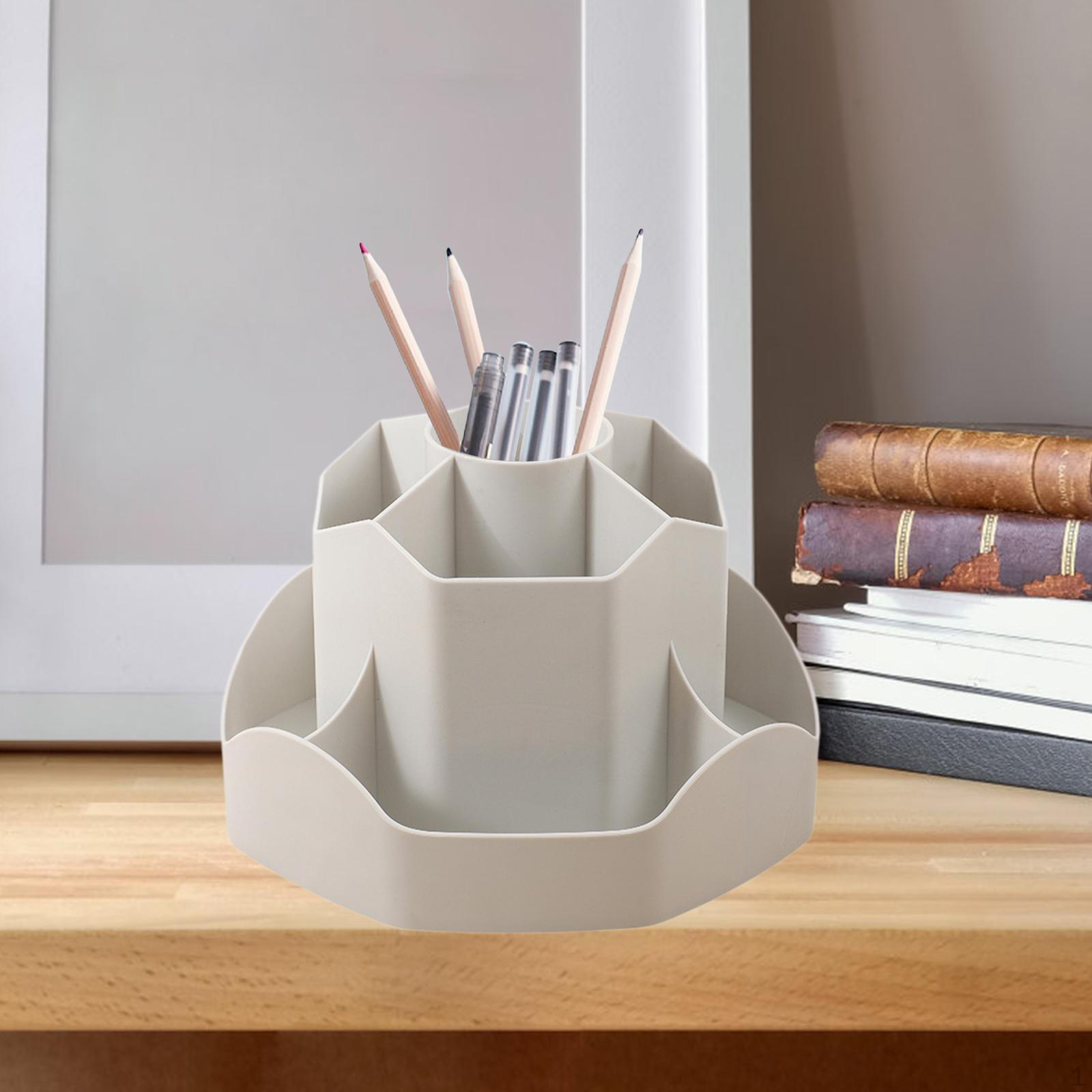 

Подставка для ручек, подарок на день рождения, кисть для макияжа, линейка, ластик серый