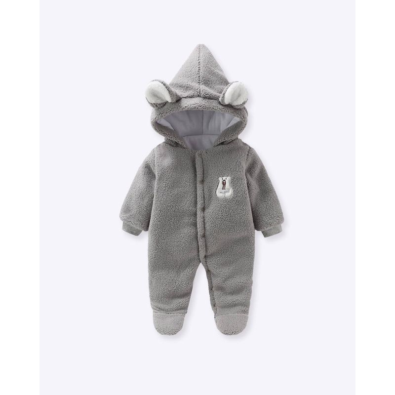 Baby New Year Clothing Manufacturer Newborn Baby Soft Cotton Thickened Bear Onesie Romper Wholesale