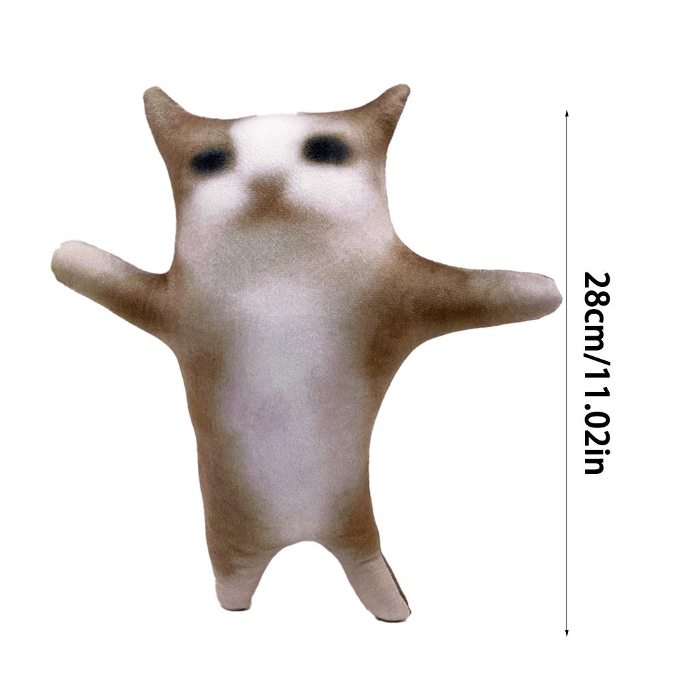 

Нетоксичная милая плюшевая игрушка El Gato Кот Wowwow Кукла-кот Плюшевые игрушки Симуляция чучел животных Подарок на день рождения Рождество Детская коллекционная игрушка Декор для дома