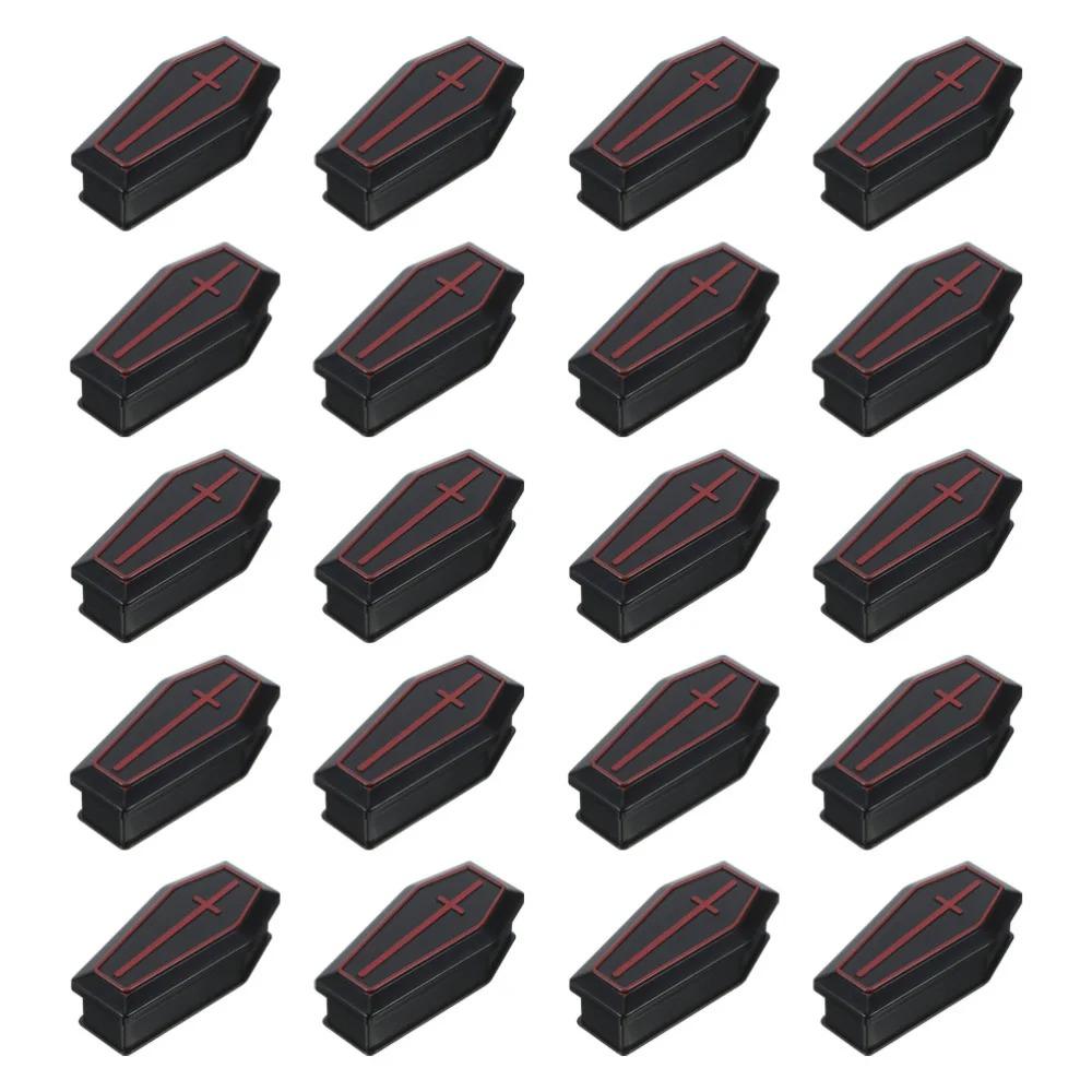 5pcs Funny Miniature Empty Coffin Boxes Removable Treat Coffin Boxes Haunted House Decorations