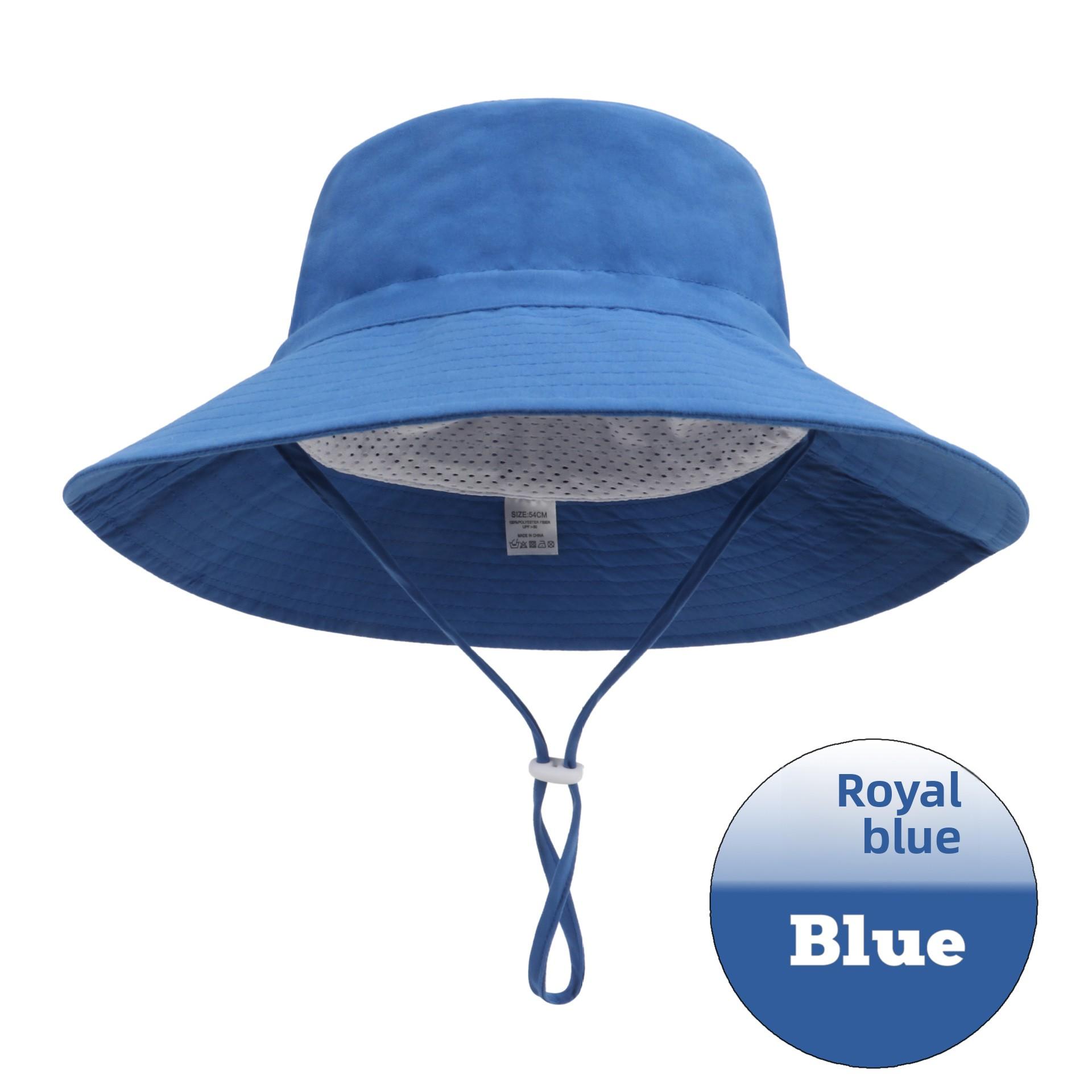 

Hot Selling Fashionable Simple Sunscreen Fisherman Hat Practical Durable UV Resistant Breathable Basin Hat Beach Hat Sun Hat 46-50 синій