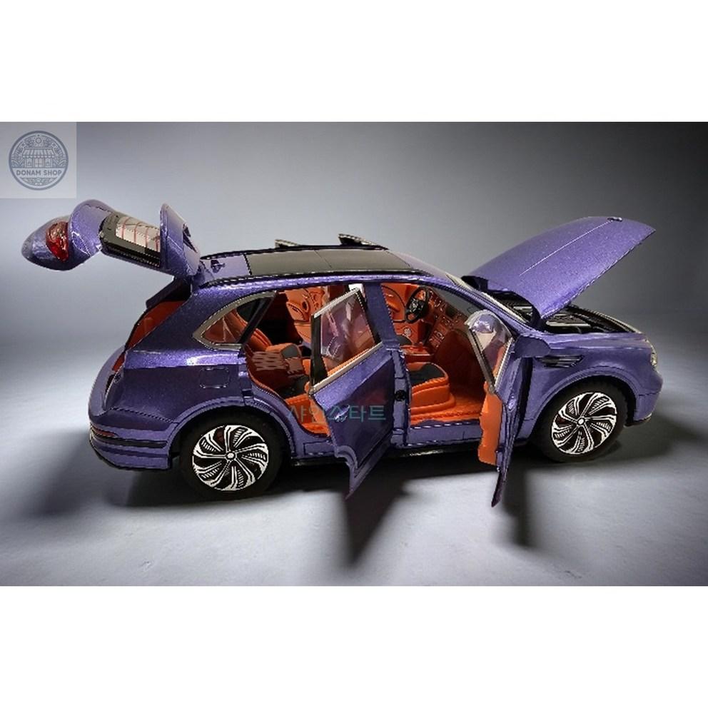 Bentley Bentayga SUV Diecast Model 1:24 Scale, Purple