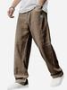 2026 Fashionable Men's Cotton Linen Casual Pants - Thin, Loose, Summer/Autumn Design with Logo
