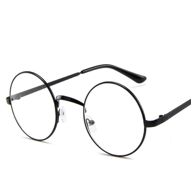 Fashion Round Shape Glasses Frames for Women Trendy Stylish Metal Frame Glasses Women High Quality Frames Woman