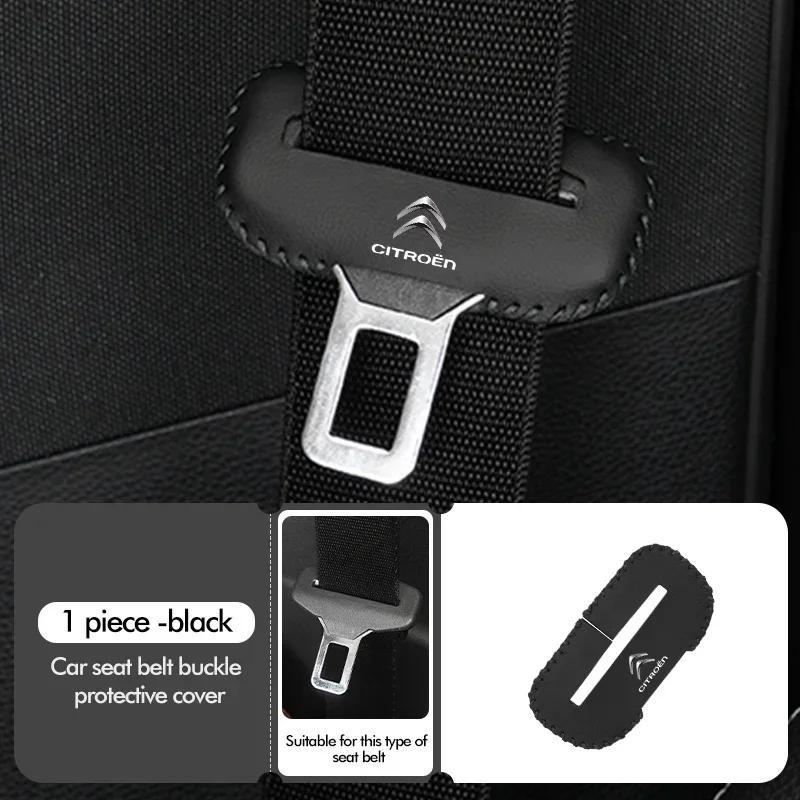 Car Seat Belt Clip Protection Anti-Scratch Buckle Plug Cover For Citroen Grand Berlingo Jumper Celysee Xsara Picasso Aircross