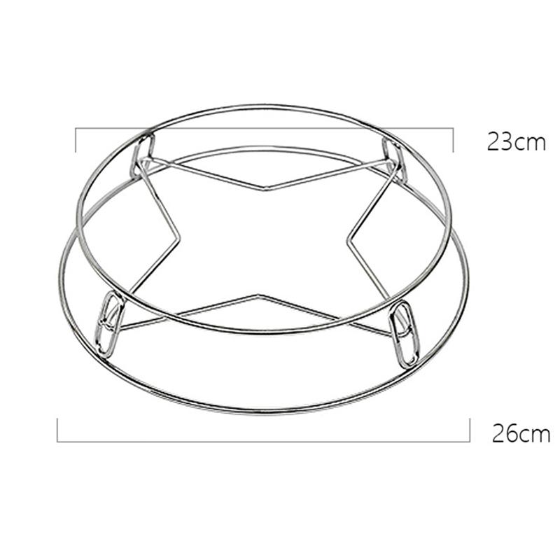 

Утолщенная двухслойная полка для кастрюль из нержавеющей стали, держатель для сковородок, противоожоговый коврик для полки, изоляционный коврик для кухни, бытовое хранение