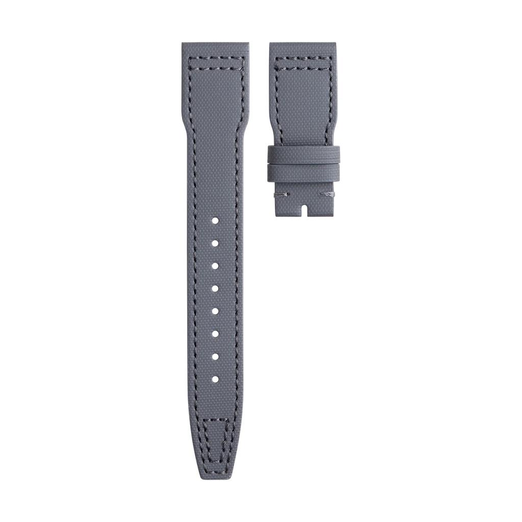 Nylon Front Calfskin Leather Back 20mm 21mm 22mm Watch Band For IWC Strap Pilot SPITFIRE MARK18 Portofino TOP GUN Belt Universal