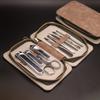 High Quality Manicure Set Pedicure Sets Nail Clipper Stainless Steel Nail Cutter Tools Nail Scissors File Eyebrow and Eyelash Trimmer Kit