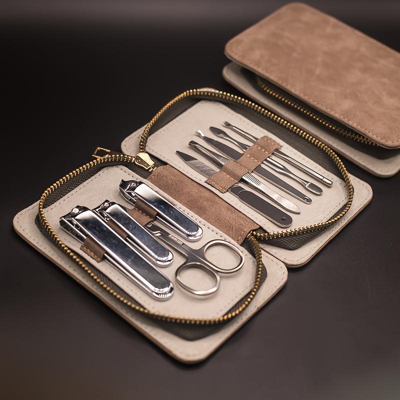 High Quality Manicure Set Pedicure Sets Nail Clipper Stainless Steel Nail Cutter Tools Nail Scissors File Eyebrow and Eyelash Trimmer Kit