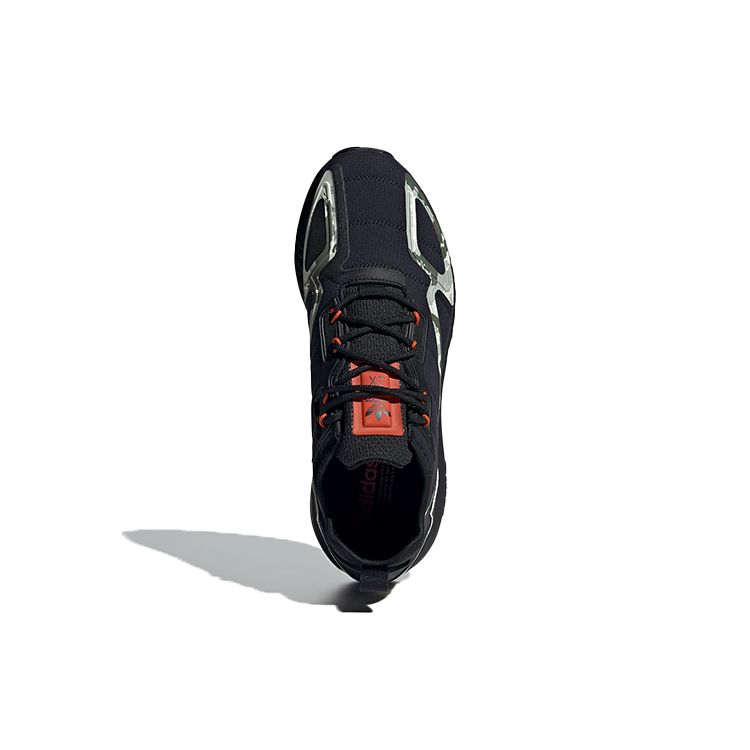 Adidas ZX 2K Boost Black Camo Unisex Sneakers Core-Black Collegiate-Orange GW2328