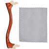 Ongwan Violin Shoulder Rest, 44 34 Size, Maple Wood, Solid Wood, Adjustable, with Cotton Pad, Ideal for Beginners and Professional Violinists