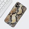 Pink Leather Snake Pattern Cell Phone Case For iPhone 11 13 7 8 Plus XR 12 Pro Max X 6 6s XS 12 Mini 5 SE Cover Black Soft Coque