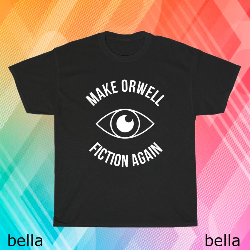 New Make Orwell Fiction Again Logo T-Shirt XXXL