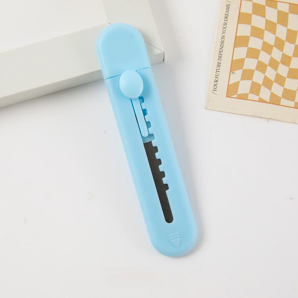 Candy-colored Portable Mini Utility Knife High-value Unpacking Express Knife Student Handmade Hand Account Paper Cutter