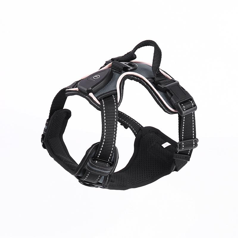 LED Flashing Dog Vest with USB Charging and Explosion-Proof Design
