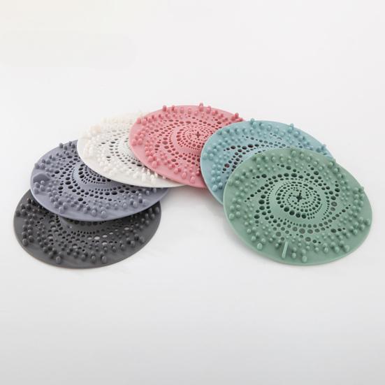 Haarstopper, universell, dicht, feines Loch, mehrere Farben, toller Haarfänger, Duschfilterstopfen, Dichtung, Abflussabdeckung für Zuhause
