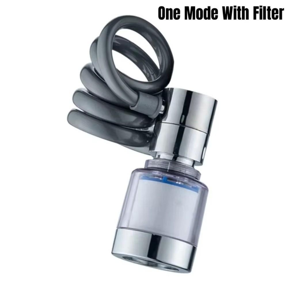 Anti-Splash Sink Faucet Extension Tube 3 Modes 360 Degree Rotation Faucet Adapter Bathroom Sink Sprayer