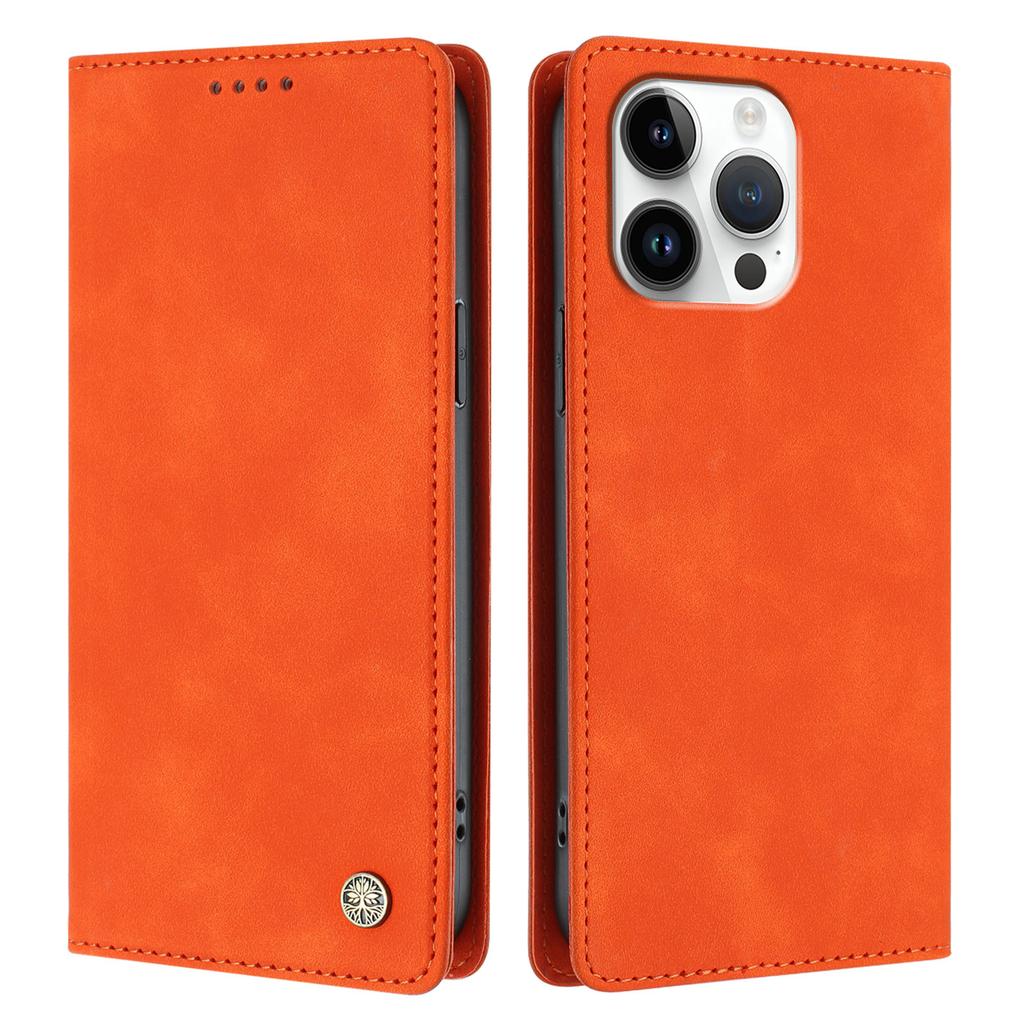 For iPhone 16 Pro Max HX Case RFID Blocking Wallet Stand Leather Flip Phone Cover