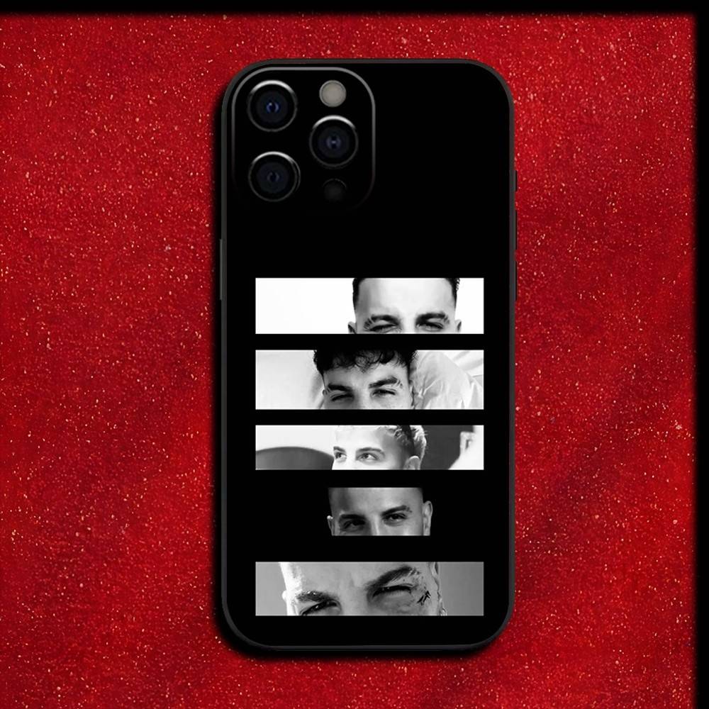 

Singer R-Rauw Alejandro Phone Case For iPhone 16,15,14,13,12,11,Pro,XS,Max,XR,Plus,E,SE4,Mini Shockproof Black Cover iPhoneXSMAX