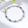 Tennis Bracelet Premium Olive Green Snowflake Zircon Bracelet Men And Women Hip Hop