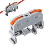 10 Pezzi KV121 Morsettiera Rapida a Pressione Connettore Universale Compatto Veloce per Cavi Elettrici Funzionamento Stabile delle Apparecchiature Morsettiera