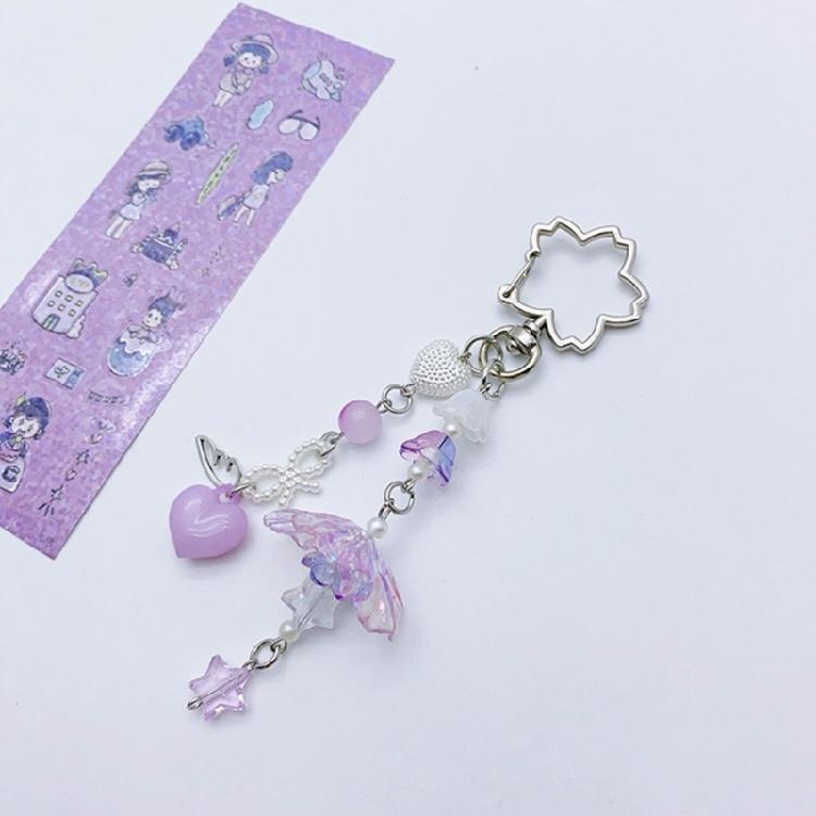 Fünfzackige Sternanhänger Anhängeetiketten Acryl Schleife Lanyard Schlüsselanhänger Schmuck