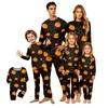 Family Matching Halloween Pajama Sets with Crewneck Long Sleeve Top and Pants for Women and Kids Fall Loungewear