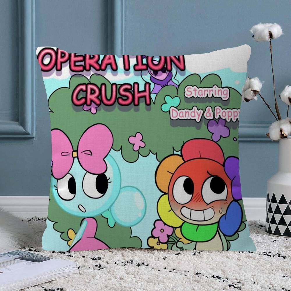 Game DDandys World Pillow Cover Sofa Cushion Cover Home Room Decoration Children Gift