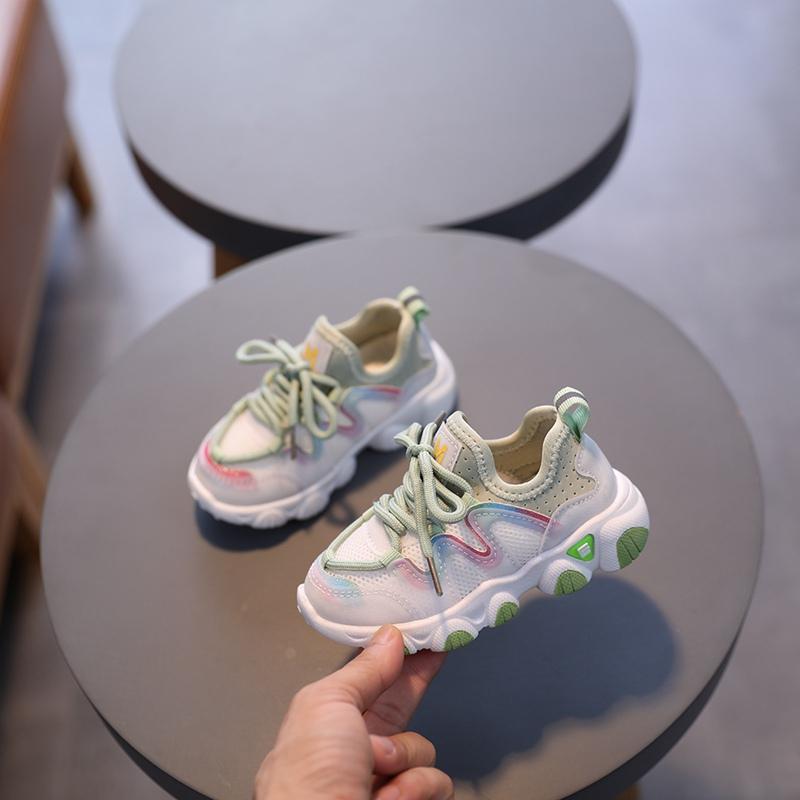 Дышащая противоскользящая обувь с героями мультфильмов для маленьких мальчиков и девочек — фото 9