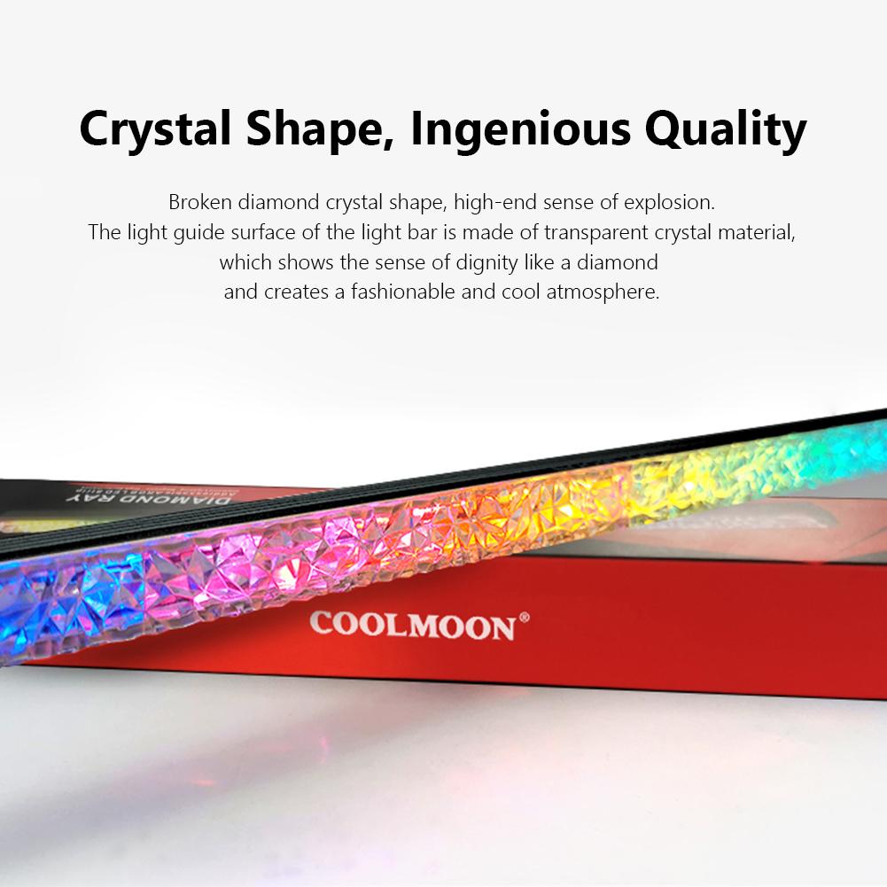 4Pin Diamond Magnetic ARGB LED Strip Light 5V 3Pin/Small 4Pin Diamond Magnetic Chassis DIY Lamp for PC Case