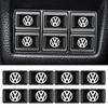 10 szt. Nowe Samochodowe Naklejki 3D Epoksydowe Małe Naklejki z Klejem Krkowym Do Volkswagen VW Scirocco Jetta Beetle Golf Passat CC Tiguan Akcesoria
