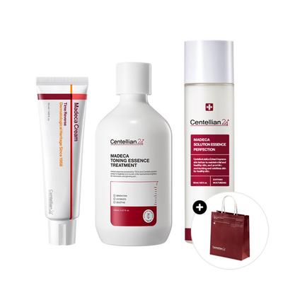 Madeca pagrindinis 3 dalių rinkinys (tonikas 150ml + esencija-tirpalas 120ml + kremas 50ml)