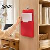 Project Management Folders Wall Mounted File Pocket Organizer 1.18 Inch Deep Compartment A4 Plastic Paper Storage Hanging Document Holder for Office