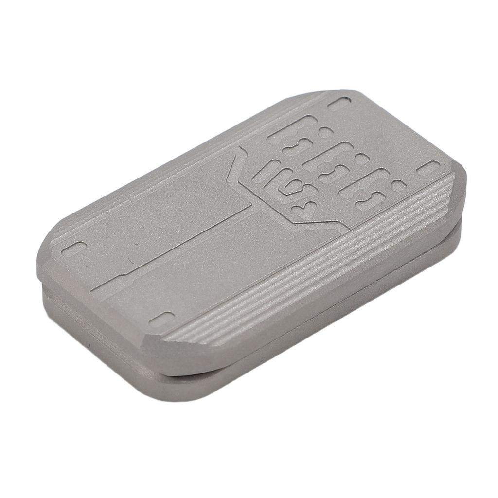 Metal Haptic Push Slider Stainless Steel Enhancing Attention Portable Push Card Slider Toy