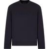 Asv Double Jersey Sweatshirt With Embossed Embroidered Logo EM001126-AF10013-UB118