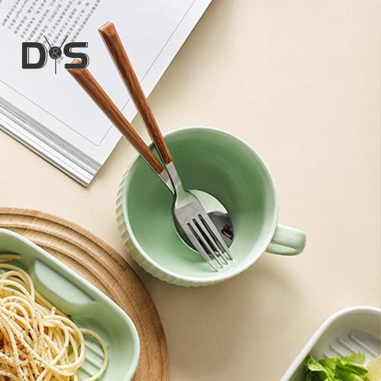 Ceramic Milk Cup with Handle Safe Bouillon Cup Cream Aesthetic Breakfast Bowls Microwave & Oven Safe Tableware for Home Outdoor Restaurant