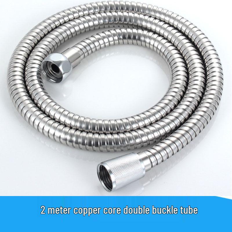 Stainless Steel Explosion-Proof Shower Hose with Hot and Cold Pressurized Nozzle