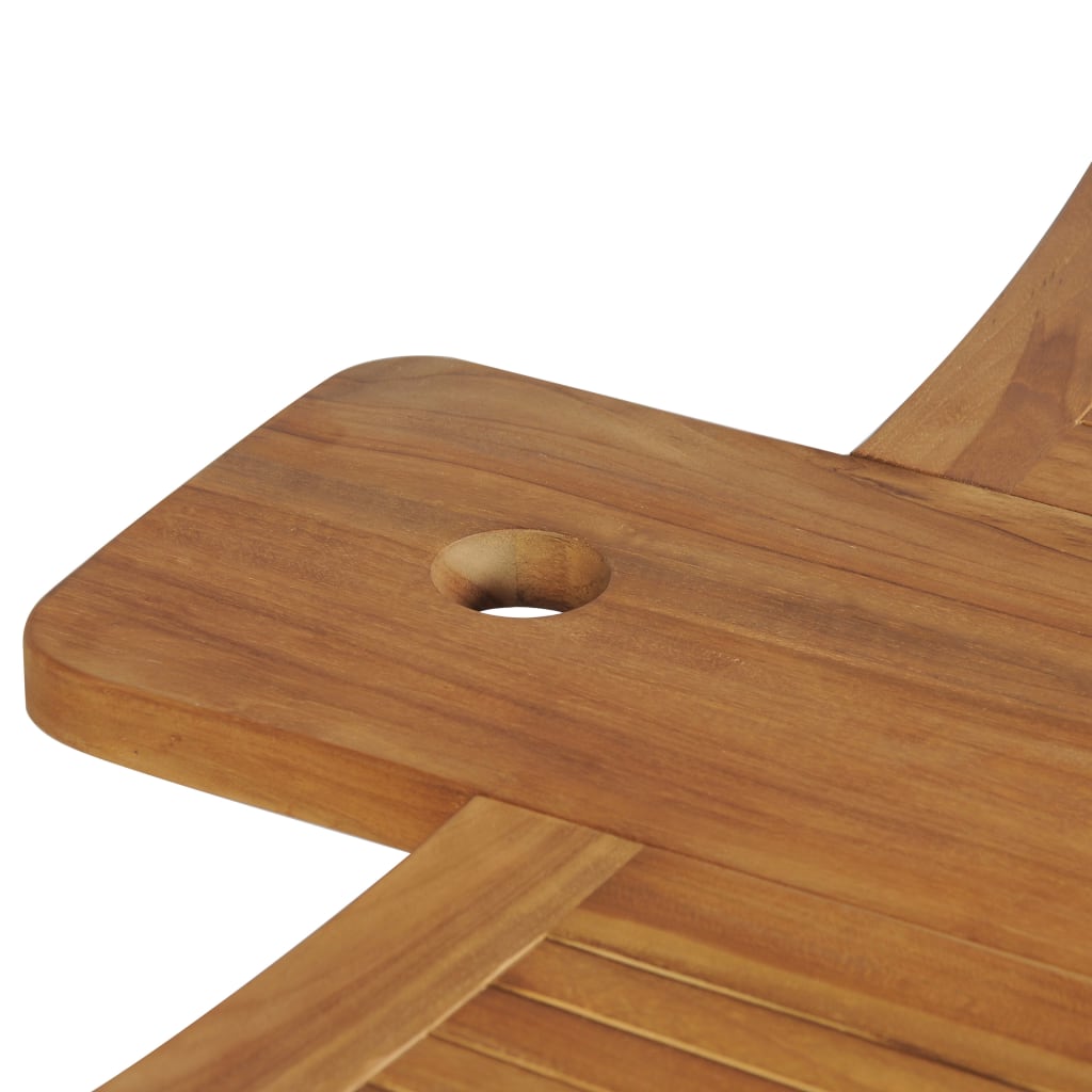 Folding Bar Table 155 X 53 X 105 Cm Solid Teak