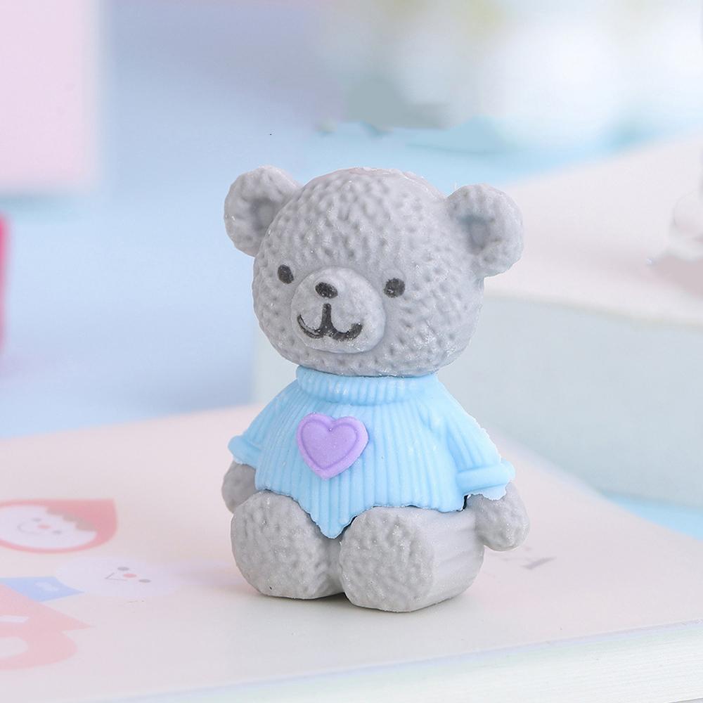 1 kus kreslený roztomilý Kawaii Candy Barevná guma Guma Novinka Papírnictví Kancelářské školní potřeby