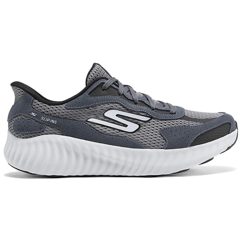 Skechers Go Comfortable Versatile Shock Absorbing Breathable Low Top Running Shoes Men Sneaker Blue Gray 220394-CCBK