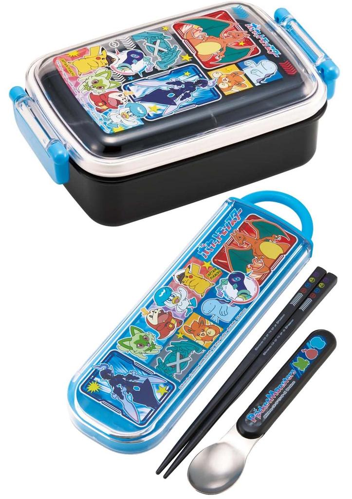 Skater Antibacterial 24 Chopsticks and Spoon Made In Pokémon Set, Japan, CCA1AG-A