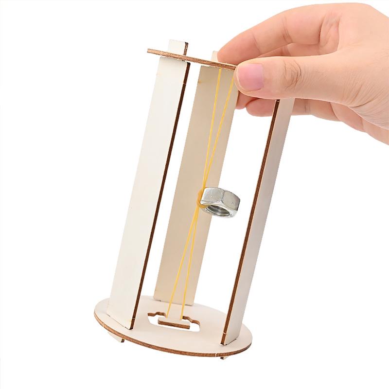DIY Hooke's Law Roller Manual: Back-and-Forth Magic Wheel Science Experiment Kit