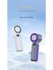 Portable Foldable Neck Fan with Digital Display & Stepless Speed