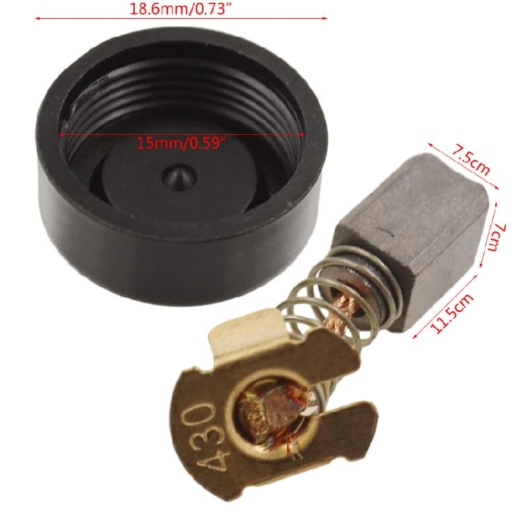 Professional Carbon Brush Holder Carbon Parts Caps Accessories Card Assembly