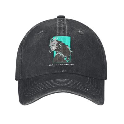 Kaiju Nr. 8 Monster Männer Frauen Baseballkappe Kafka Hibino Anime Used Denim Gewaschene Mütze Lässig Outdoor Verstellbare Passform Sonnenschutzmütze