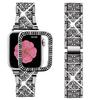 Hülle + Armband für Apple Watch Ultra 10 9 8 7 6 5 Armband iWatch 49mm 45mm 46mm 42mm 41mm Diamant Metallarmband Kunststoff Schutzhülle