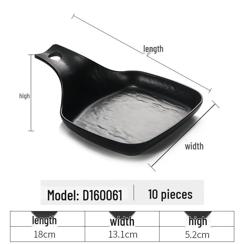 Japanese Style Melamine Side Dish Set 10 Pieces