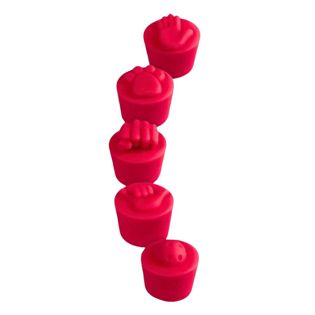 Pickleball Paddle Handle End Caps Set of 5 Durable Replacement Grip Covers for Sports Equipment Protection and Comfort
