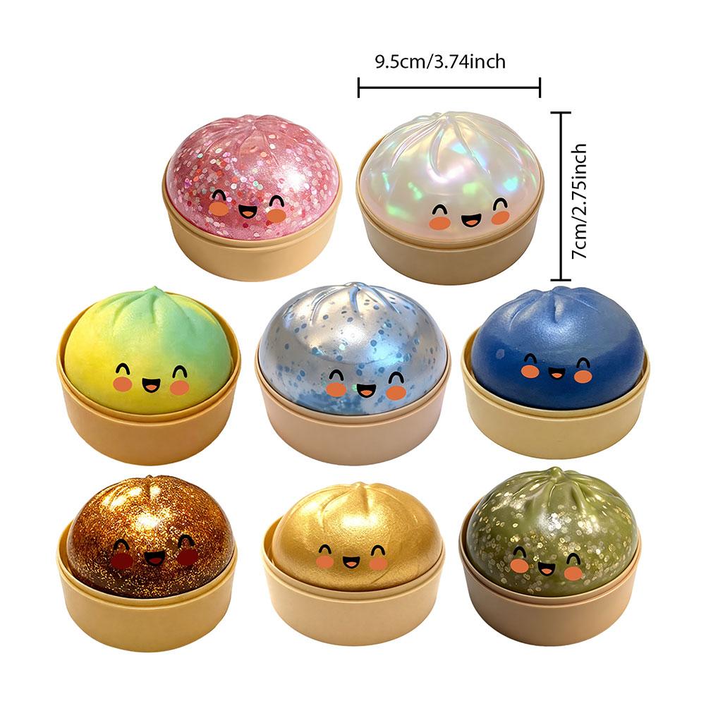 Giant Bread Shaped Squishy Toy, Colorful Realistic Slow Rising Stress Relief Toy, Reusable Desk Decor For Home Office Ideal Gift